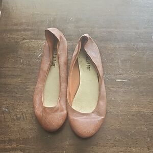 Women's Brown Leather Flats